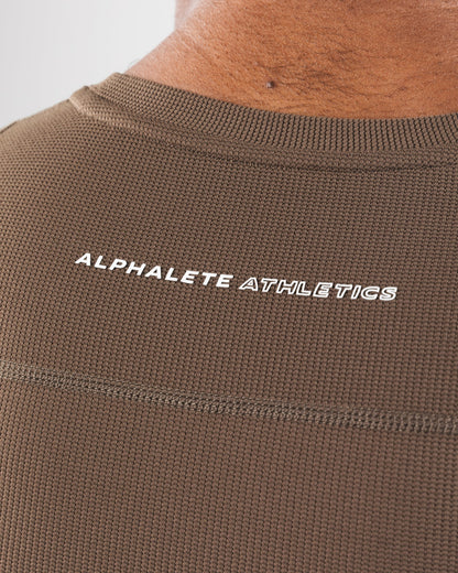 Power Long Sleeve - Carob - Workout Clothes | Alphalete