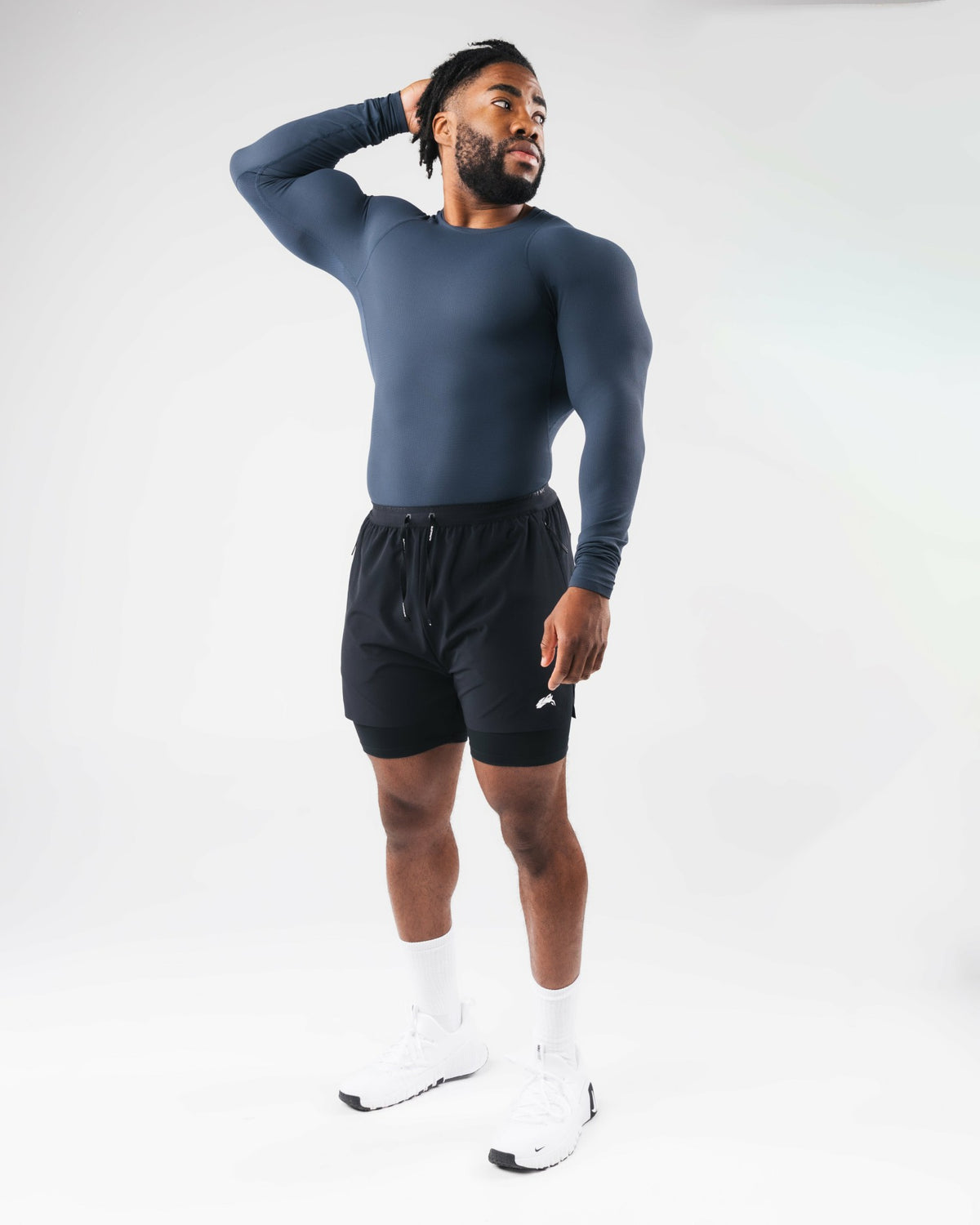 Power Long Sleeve - Shadow - Workout Clothes | Alphalete