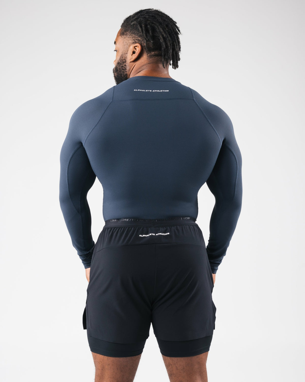 Power Long Sleeve - Shadow - Workout Clothes | Alphalete
