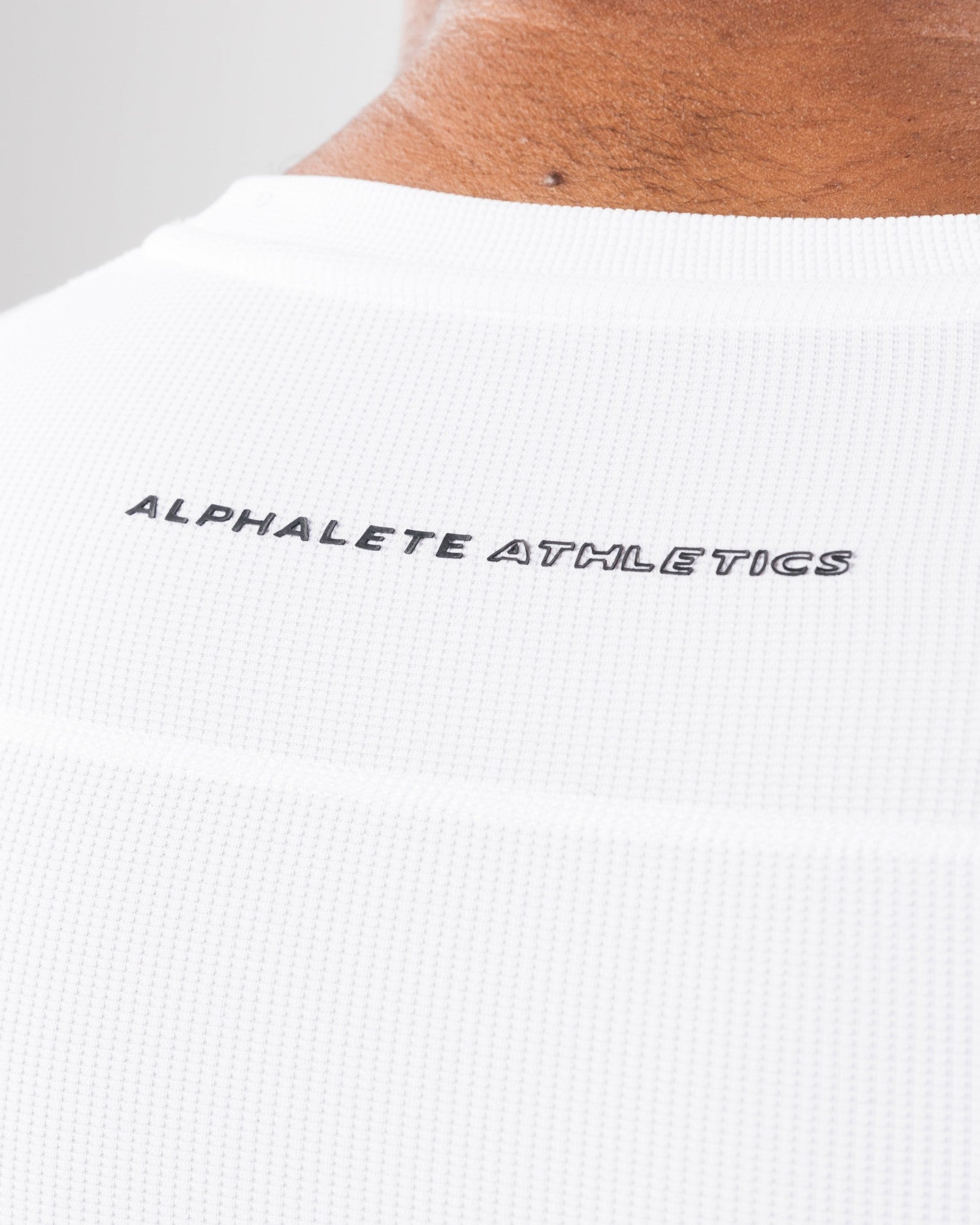 Power Long Sleeve - White - Workout Clothes | Alphalete