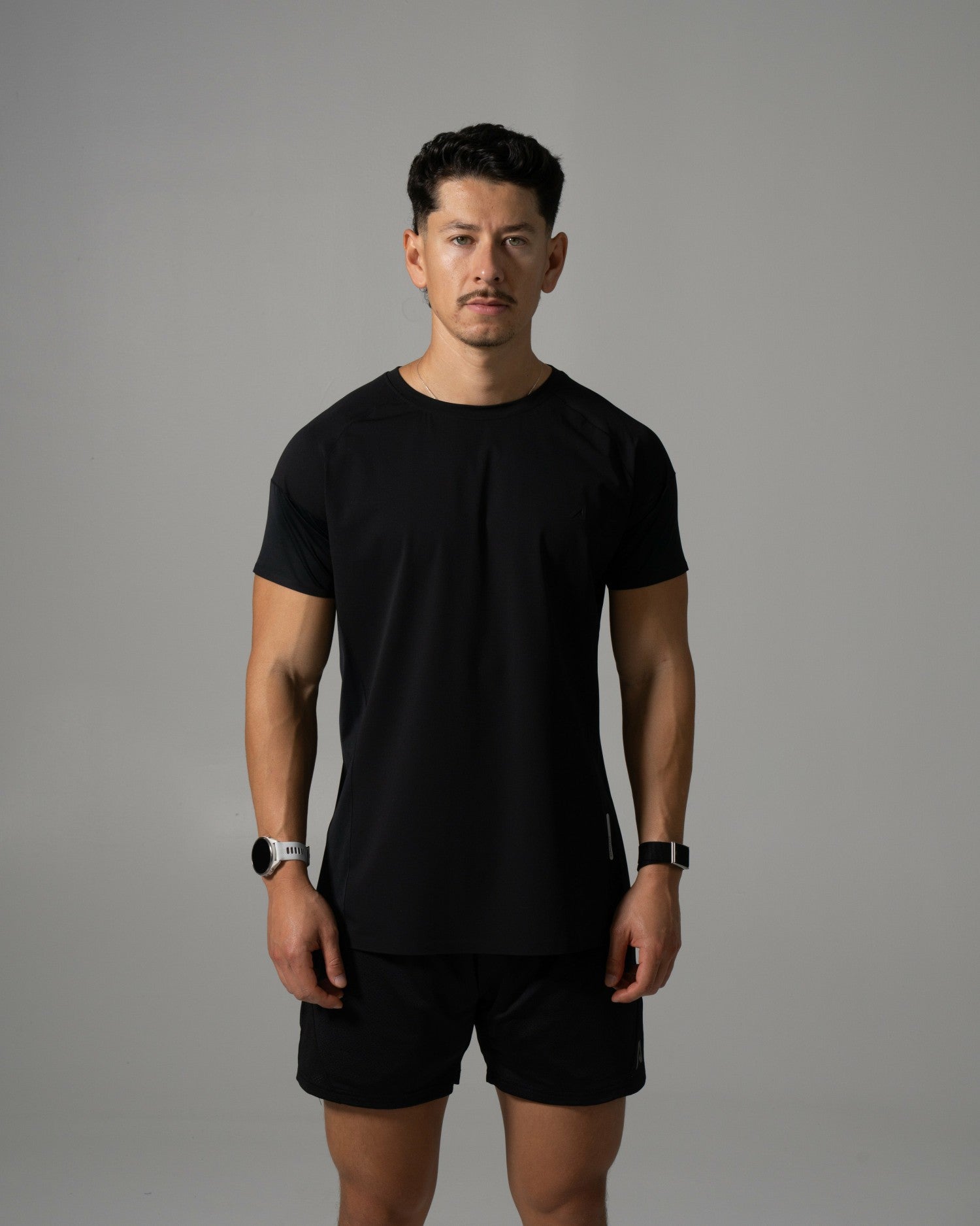 Fusion Tee - Black - Mens Workout Tee | Alphalete