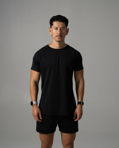 Fusion Tee - Black - Mens Workout Tee | Alphalete