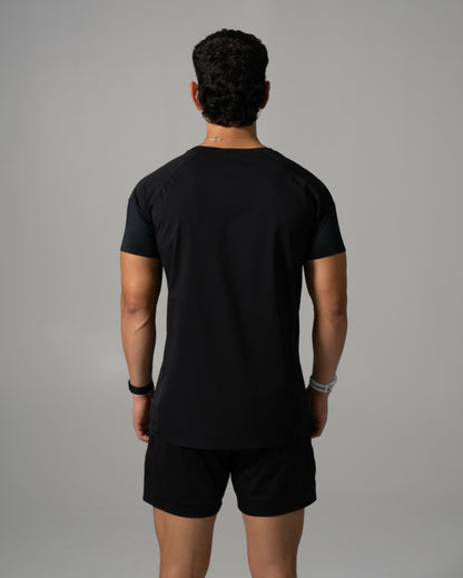 Fusion Tee - Black - Mens Workout Tee | Alphalete