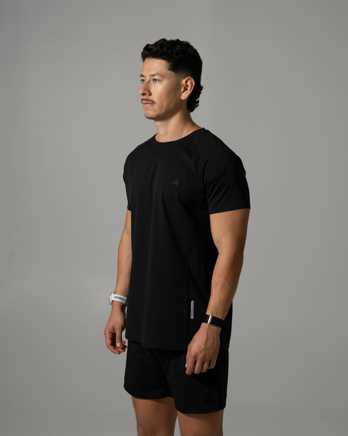 Fusion Tee - Black - Mens Workout Tee | Alphalete