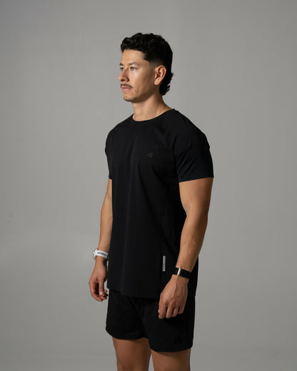 Fusion Tee - Black - Mens Workout Tee | Alphalete