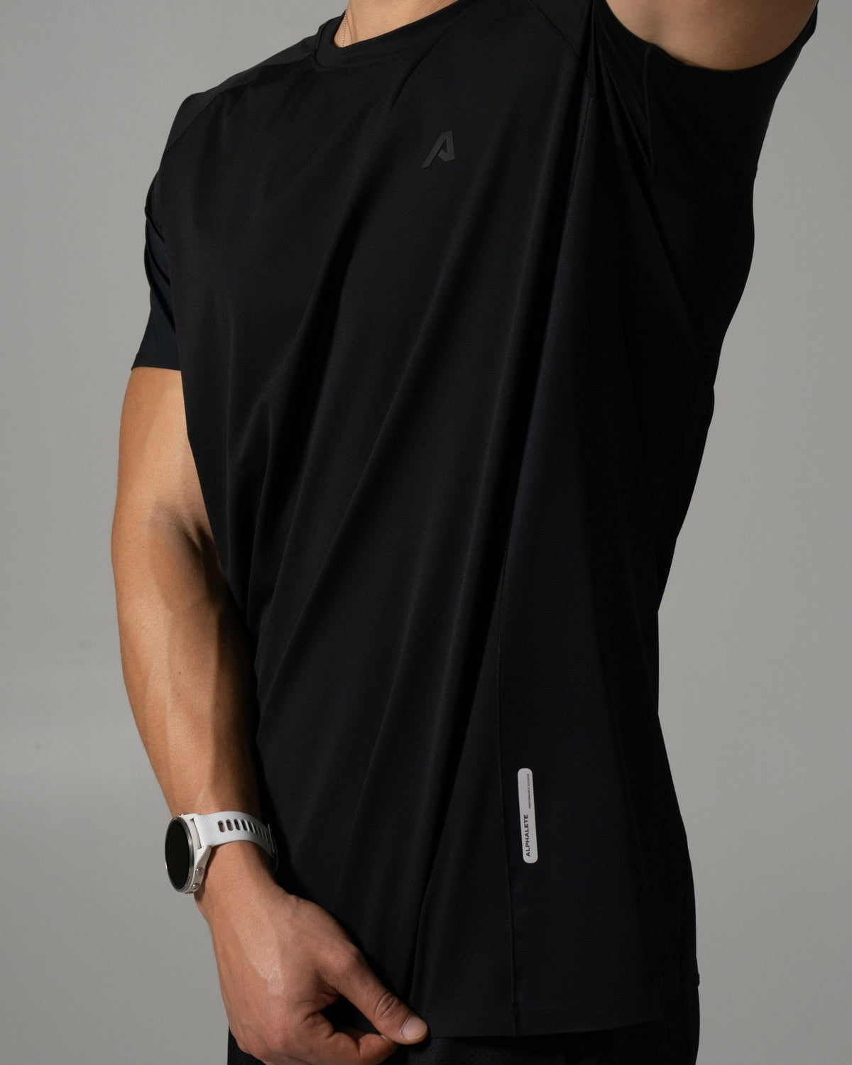Fusion Tee - Black - Mens Workout Tee | Alphalete