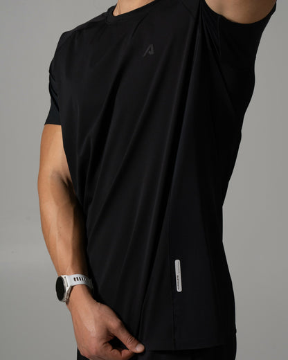 Fusion Tee - Black - Mens Workout Tee | Alphalete
