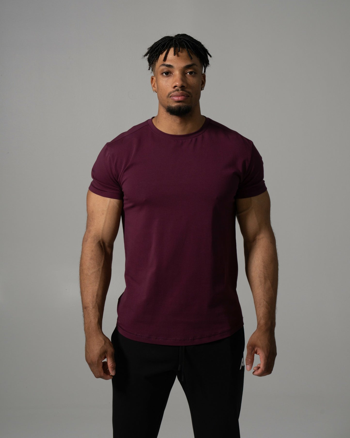 Precision Tee - Merlot - Mens Workout Tee | Alphalete