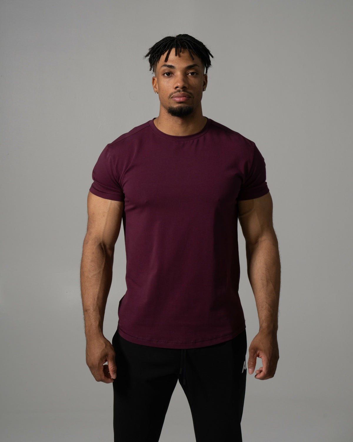 Precision Tee - Merlot - Mens Workout Tee | Alphalete