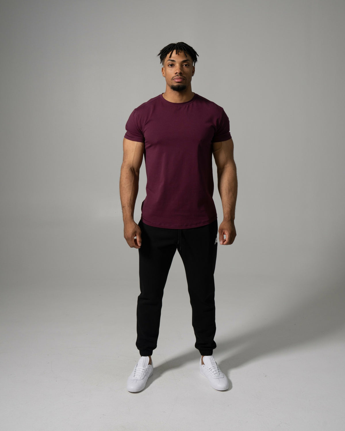 Precision Tee - Merlot - Mens Workout Tee | Alphalete