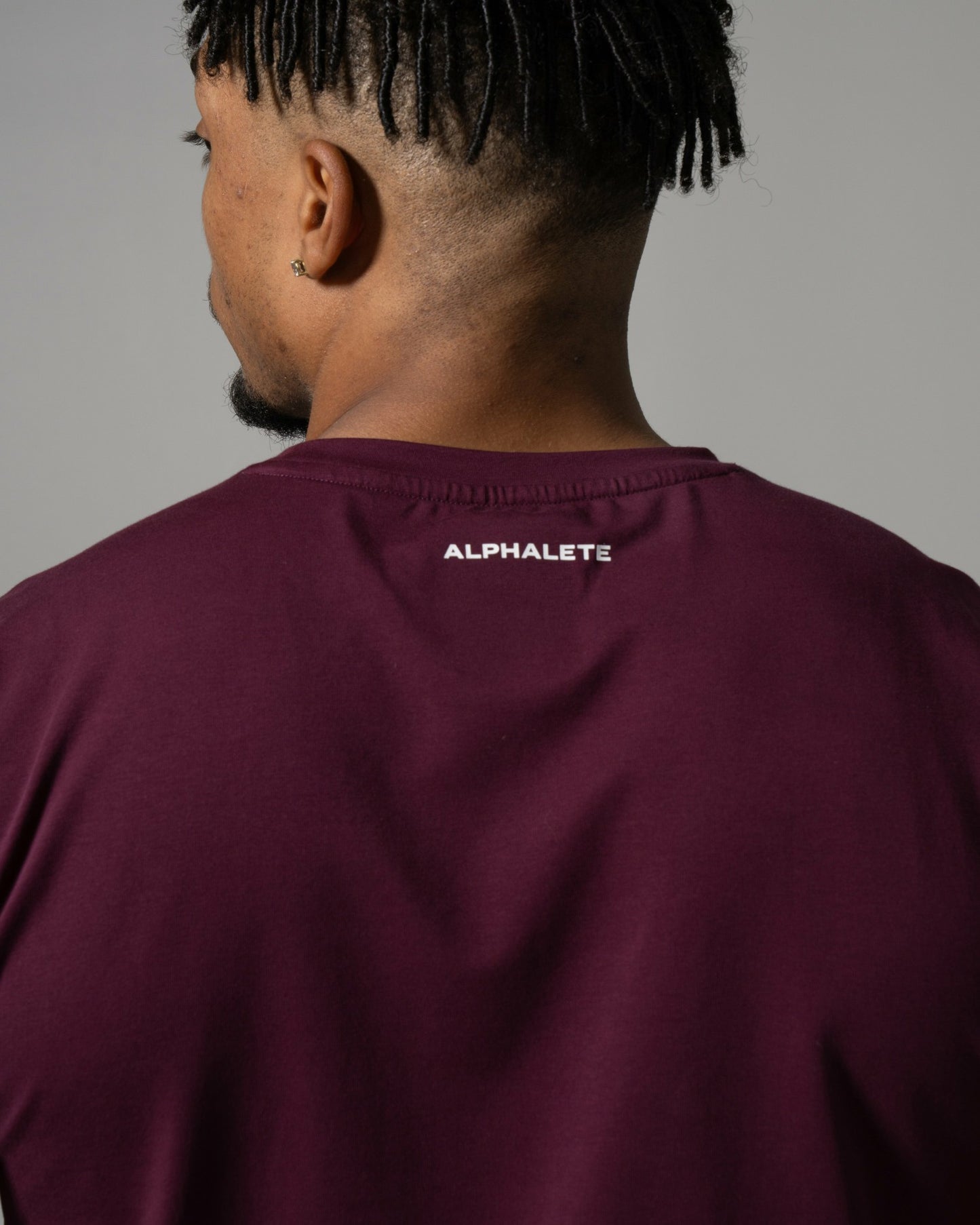 Precision Tee - Merlot - Mens Workout Tee | Alphalete