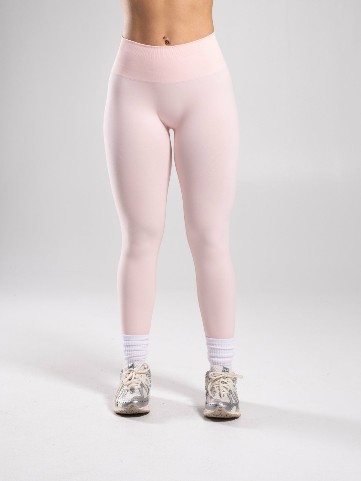 Pump Mid Rise Legging - Ballet Pink | Alphalete