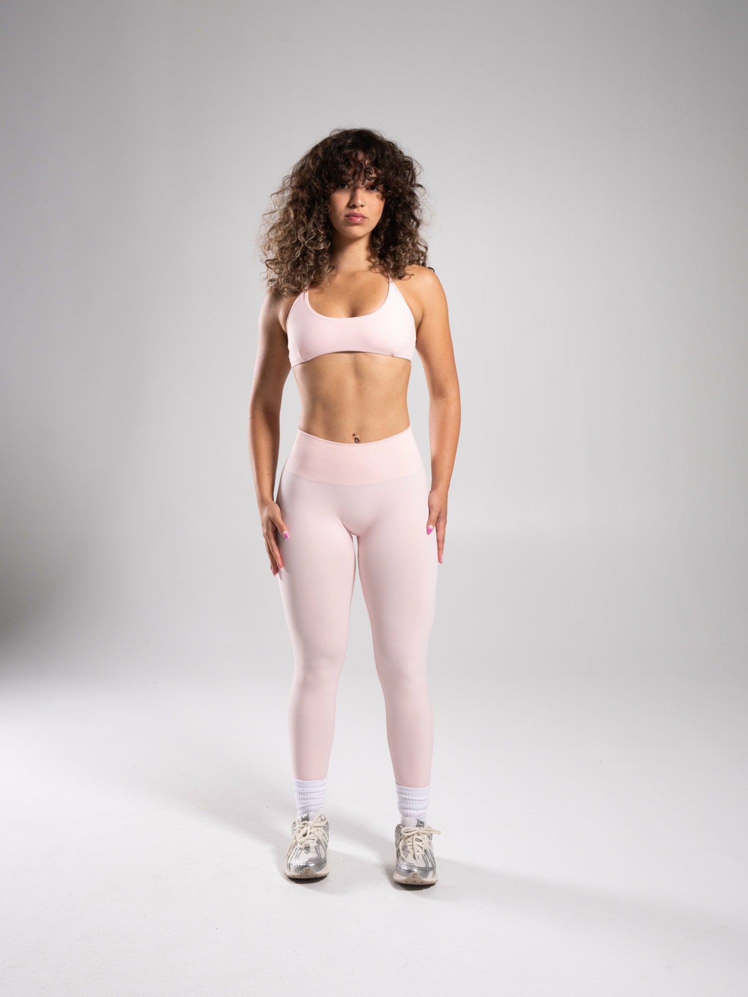 Pump Mid Rise Legging - Ballet Pink | Alphalete