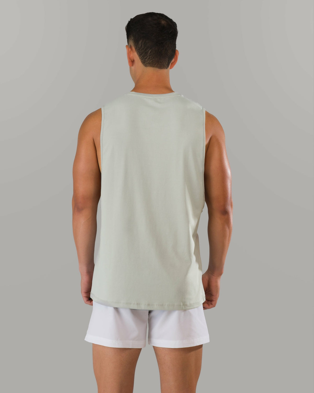 Force Core Cutoff - Silver - Mens Workout Tee | Alphalete