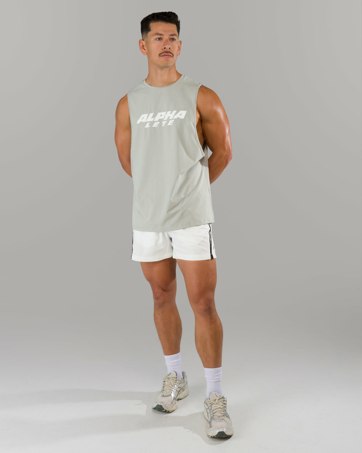 Force Core Cutoff - Silver - Mens Workout Tee | Alphalete
