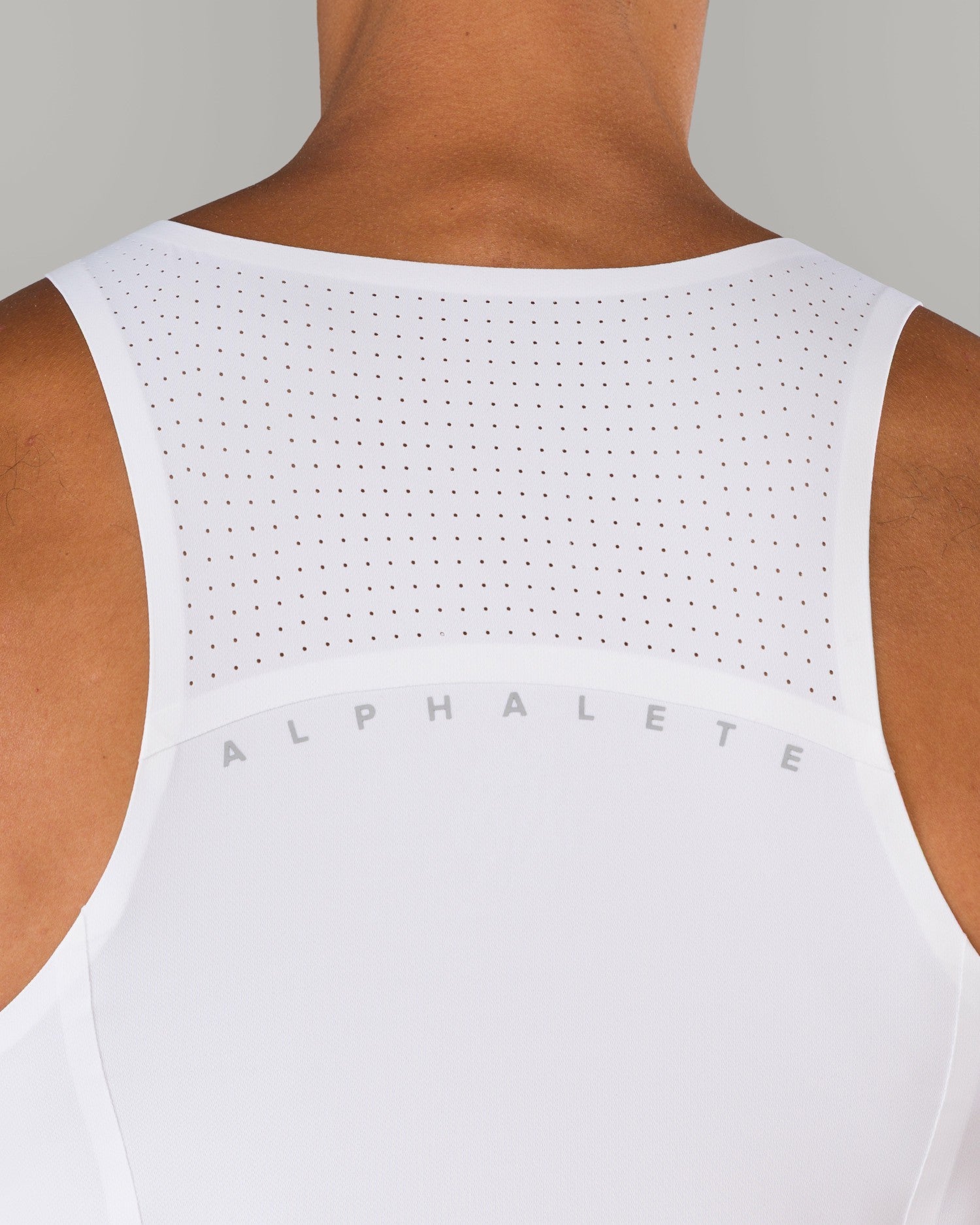 AeroFlex Vault Tank - White - Mens Workout Tee | Alphalete