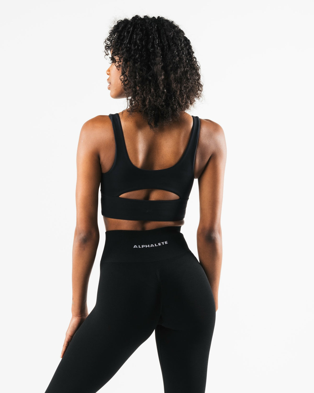 Celeste Bra A/B Cup - Black - Best Sports Bra | Alphalete