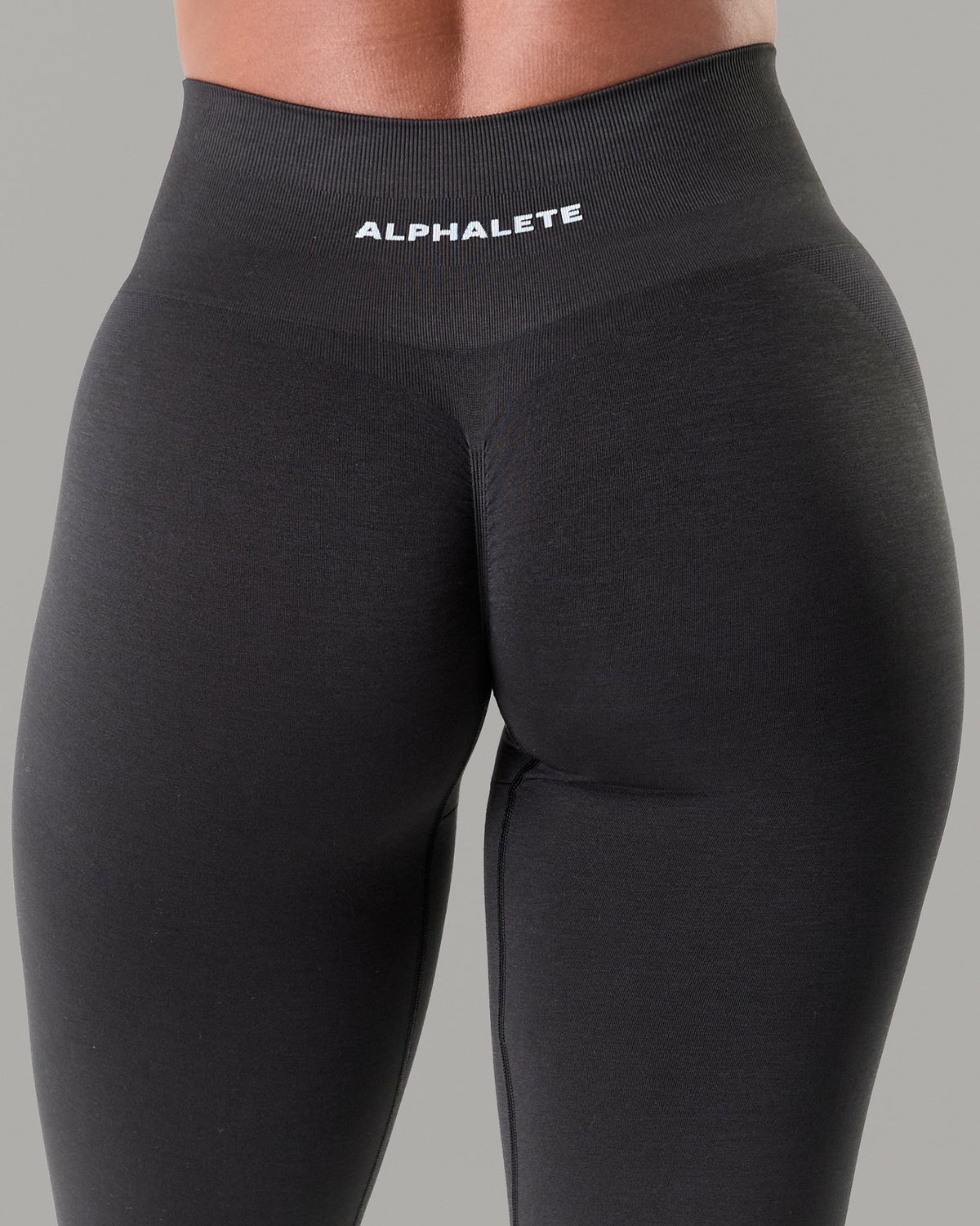 Amplify Ultra-High Rise Flared Pant Long - Black | Alphalete