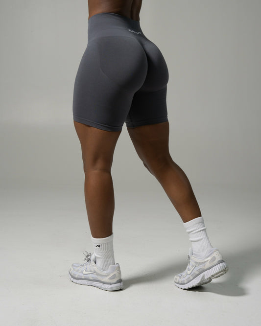 Pump Mid Rise Biker Short - Thunderstorm | Alphalete