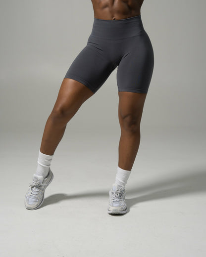Pump Mid Rise Biker Short - Thunderstorm | Alphalete