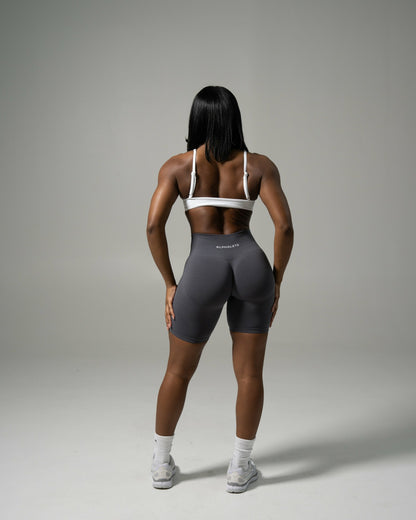 Pump Mid Rise Biker Short - Thunderstorm | Alphalete