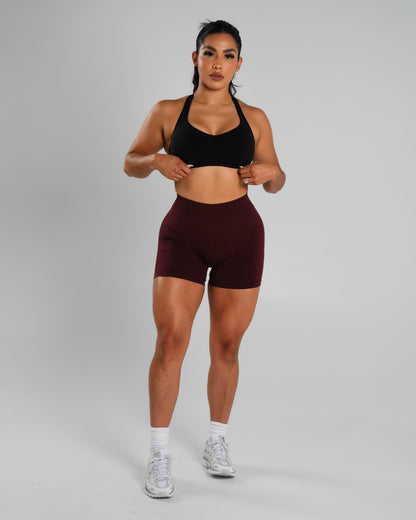 Amplify Mid Rise Short - Merlot | Alphalete