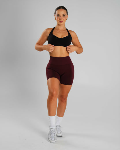 Amplify Ultra-High Rise Short - Merlot | Alphalete