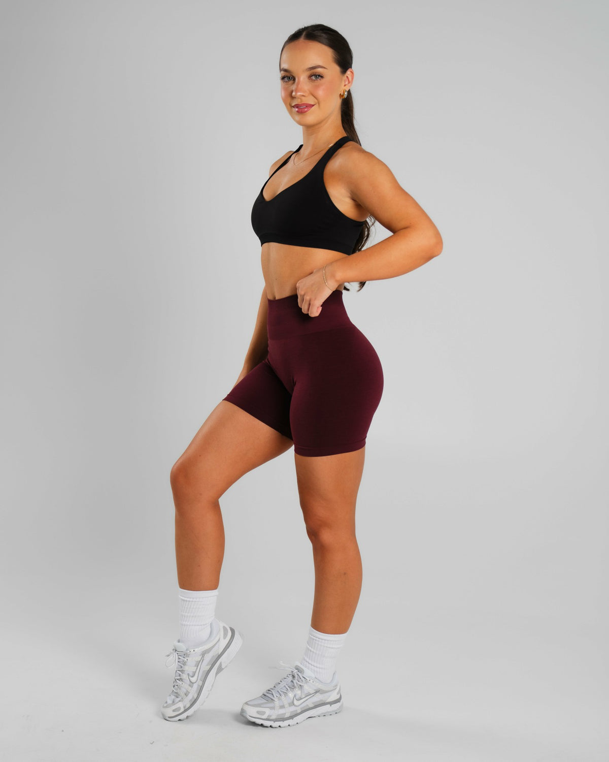 Amplify Ultra-High Rise Short - Merlot | Alphalete