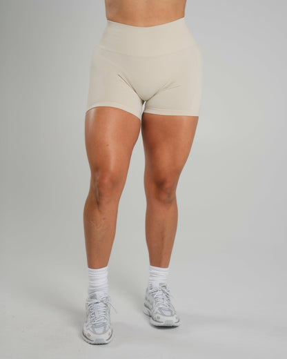 Amplify Mid Rise Short - Wheat - Workout Clothes For Women | Alphalete