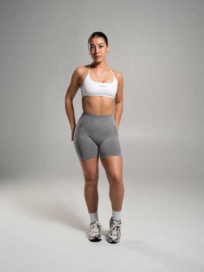 Pump High Rise Short - Heather Grey | Alphalete
