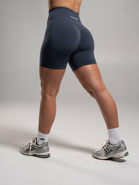 Pump High Rise Short - Dusty Navy | Alphalete