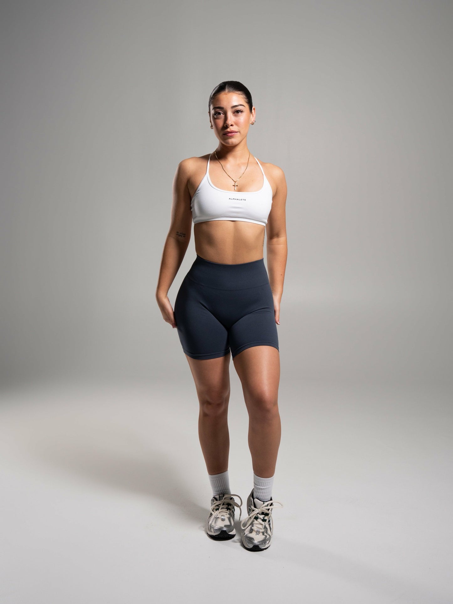 Pump High Rise Short - Dusty Navy | Alphalete