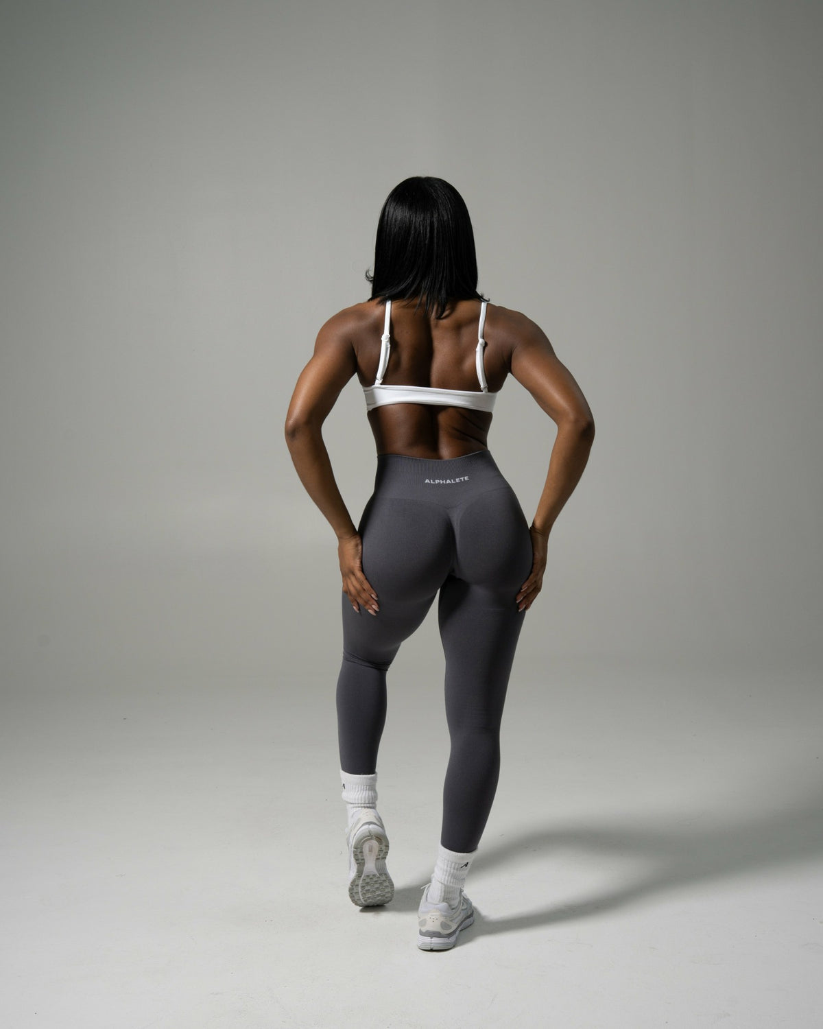 Pump Mid Rise Legging - Thunderstorm | Alphalete