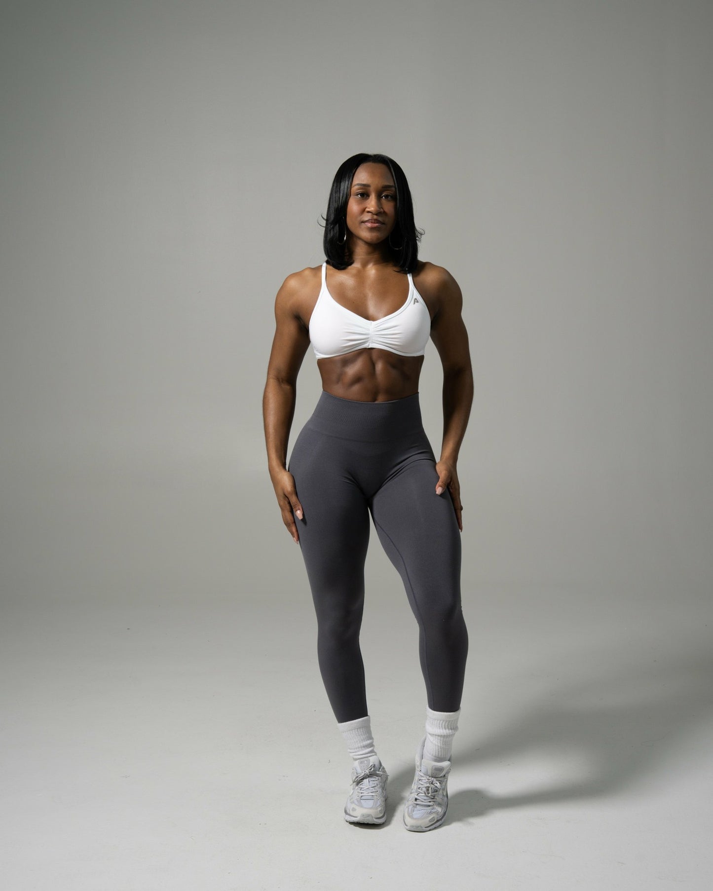 Pump Mid Rise Legging - Thunderstorm | Alphalete