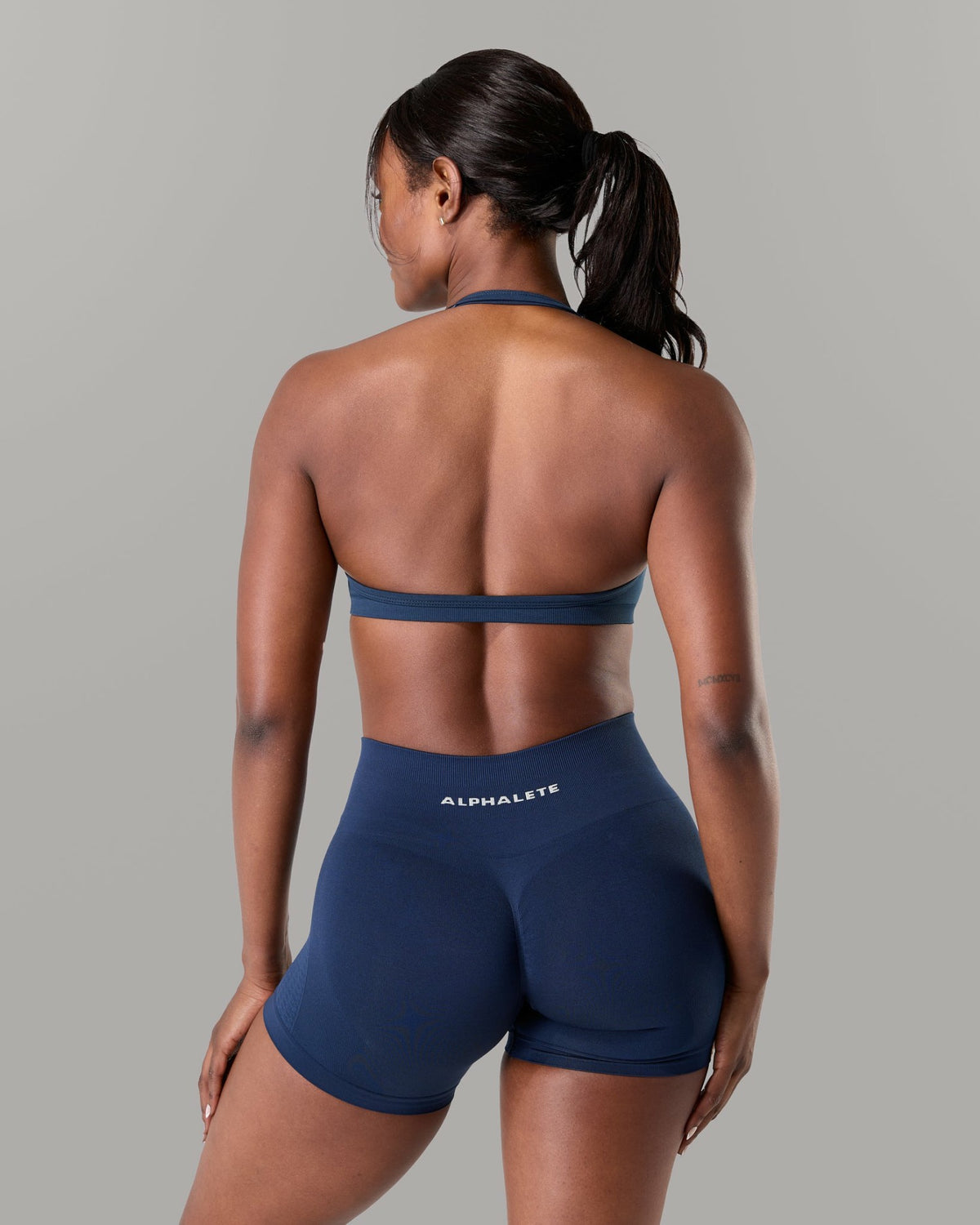 Amplify Minimal Bra - Anchor - Best Sports Bra | Alphalete