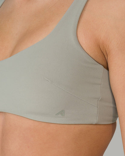Lina Bra - Silver - Best Sports Bra | Alphalete