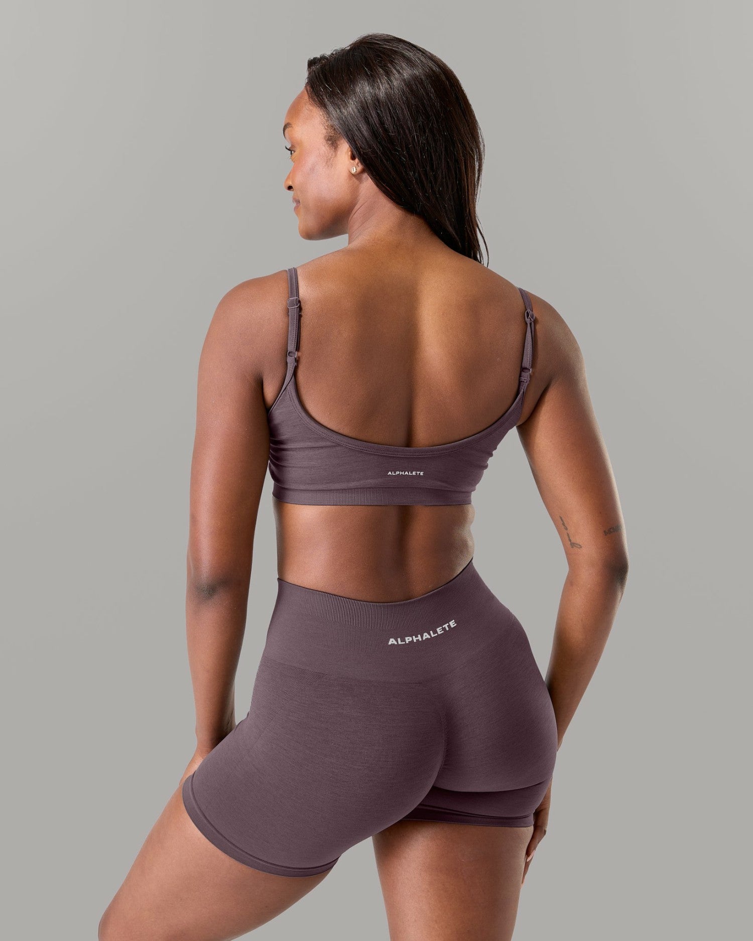 Push Bra - Black Garnet - Best Sports Bra | Alphalete