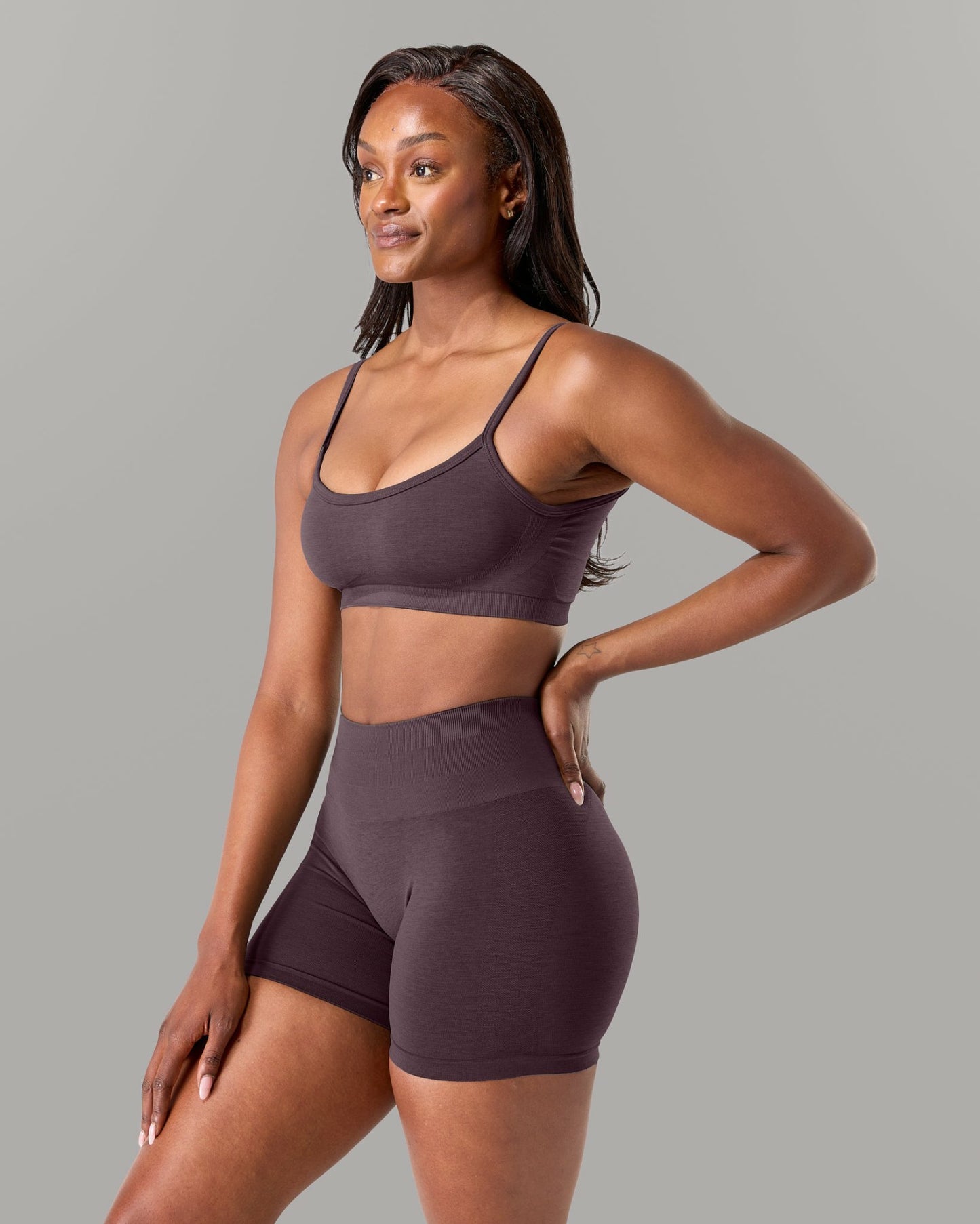 Push Bra - Black Garnet - Best Sports Bra | Alphalete