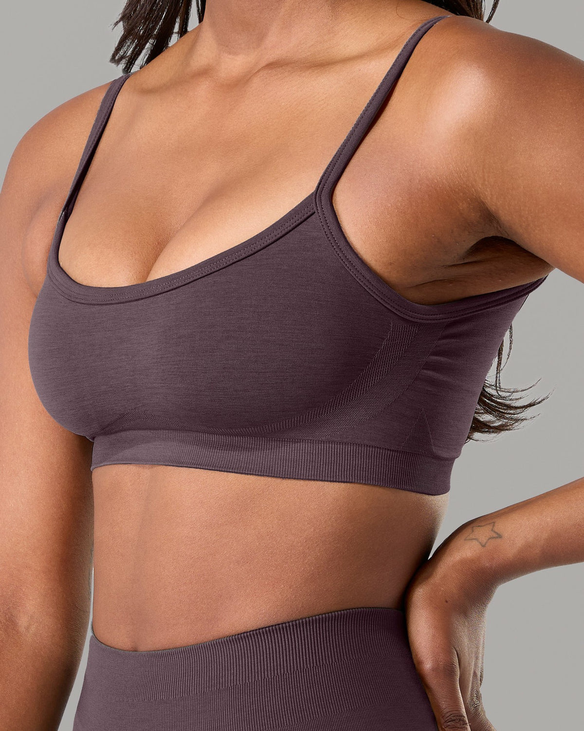 Push Bra - Black Garnet - Best Sports Bra | Alphalete