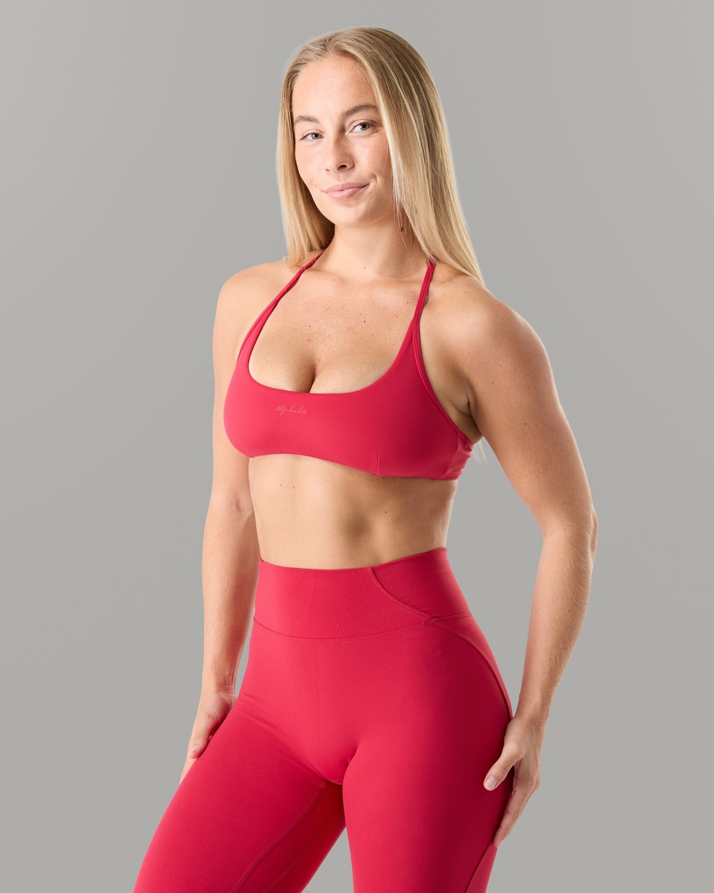 Axis Bra - Scarlet - Best Sports Bra | Alphalete