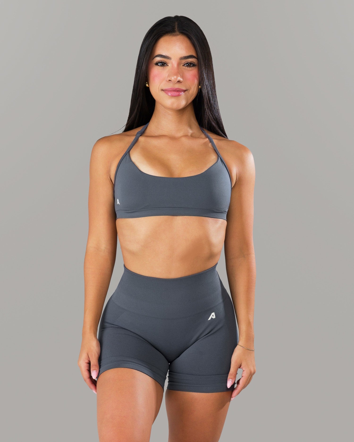 Amplify Minimal Bra - Dusty Navy - Best Sports Bra | Alphalete