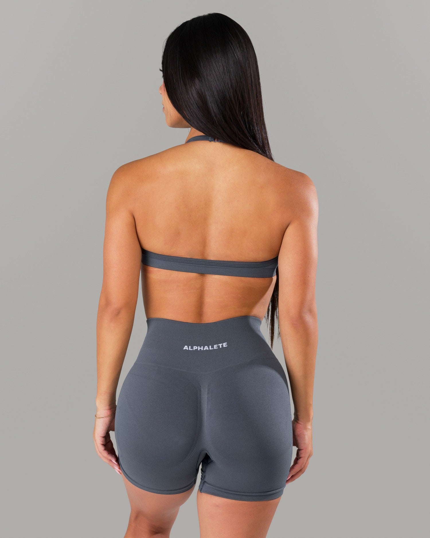 Amplify Minimal Bra - Dusty Navy - Best Sports Bra | Alphalete