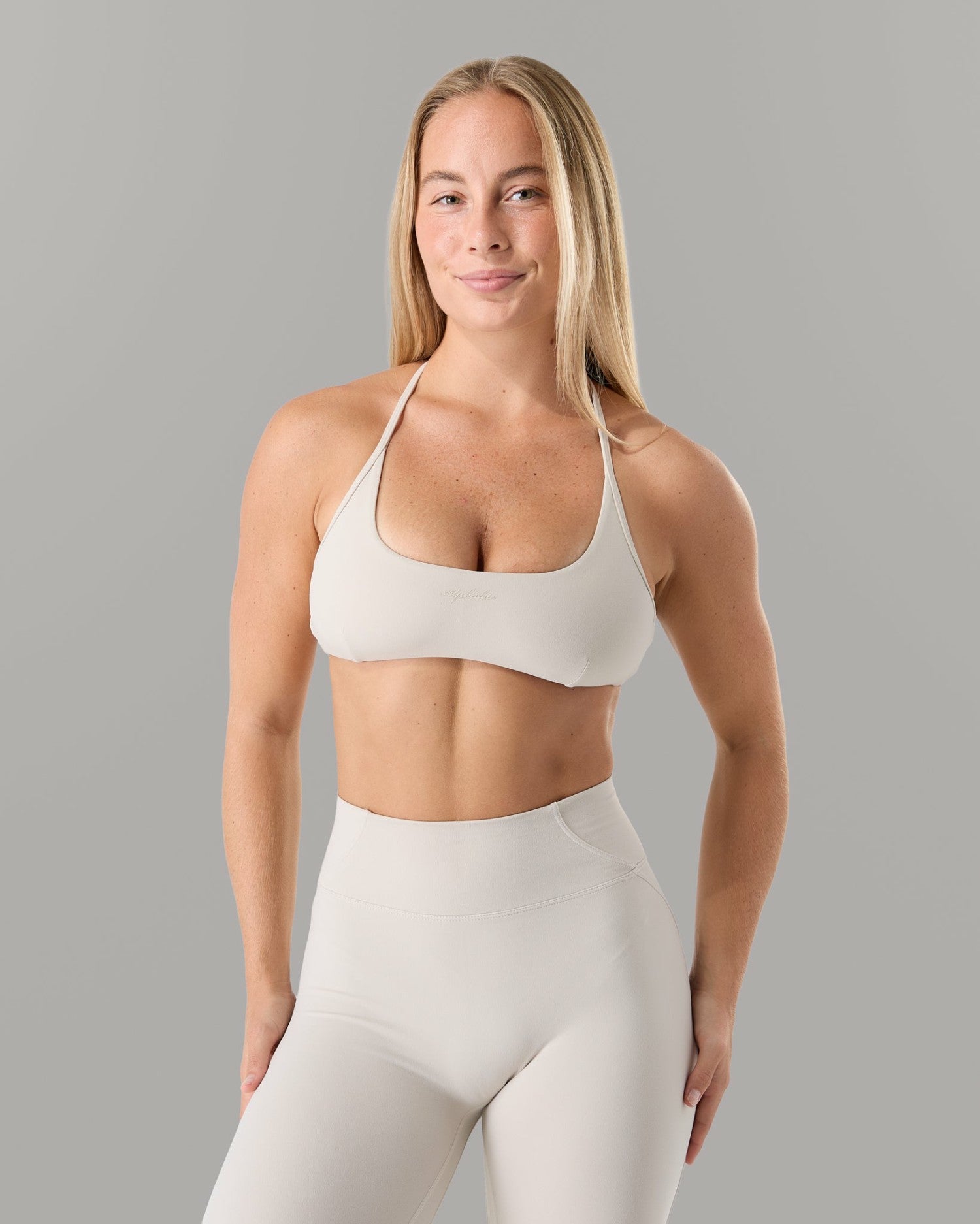 Axis Bra - Wheat - Best Sports Bra | Alphalete
