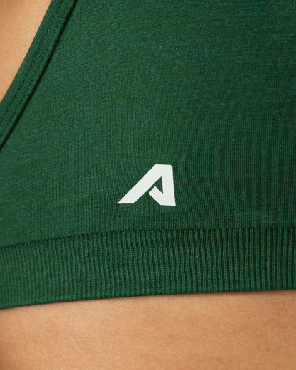 Amplify Minimal Bra - Court Green - Best Sports Bra | Alphalete