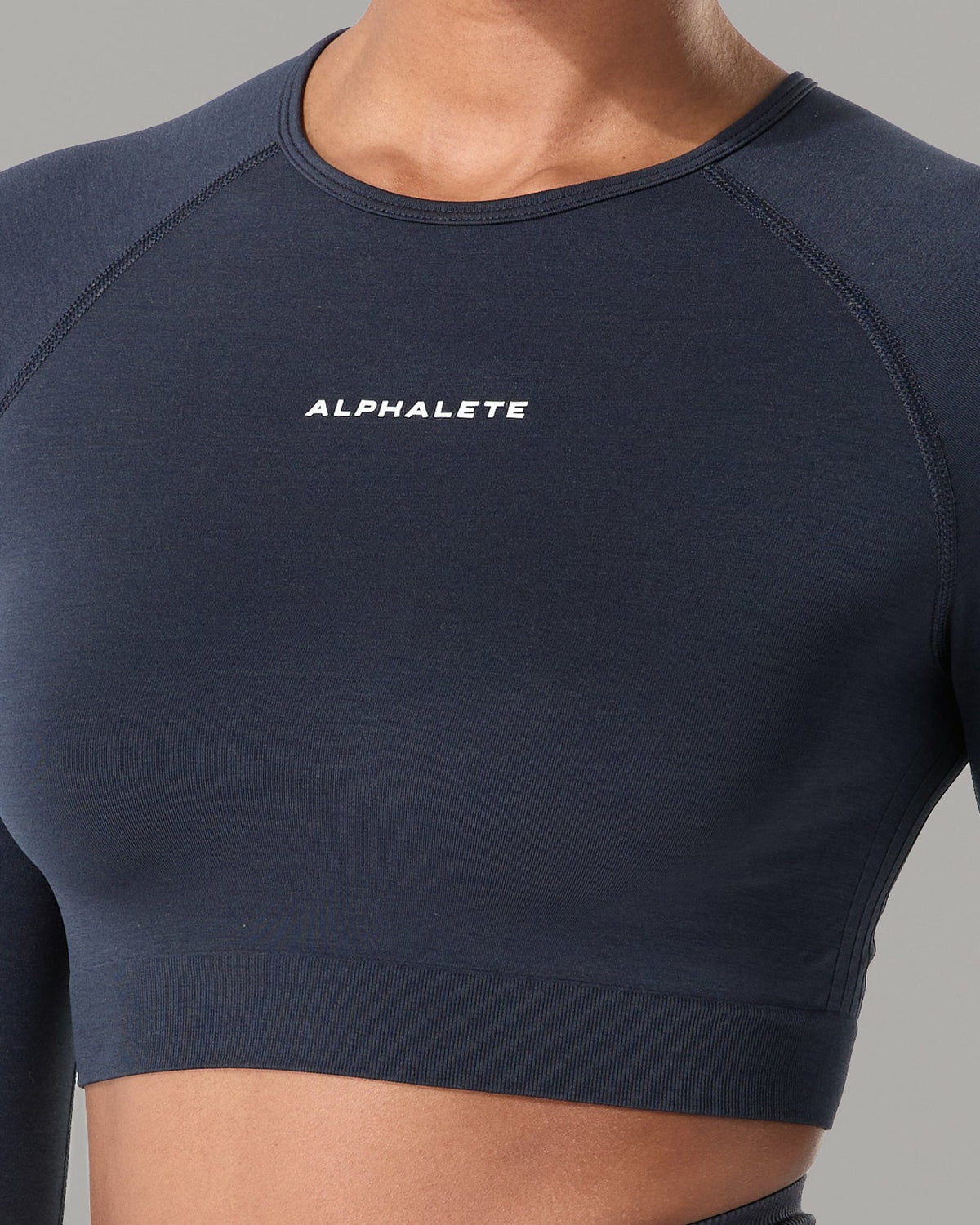 Amplify LS - Deep Navy - Workout Clothes | Alphalete