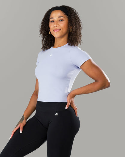 Icon Baby Tee - Skyline - Workout Clothes For Women | Alphalete