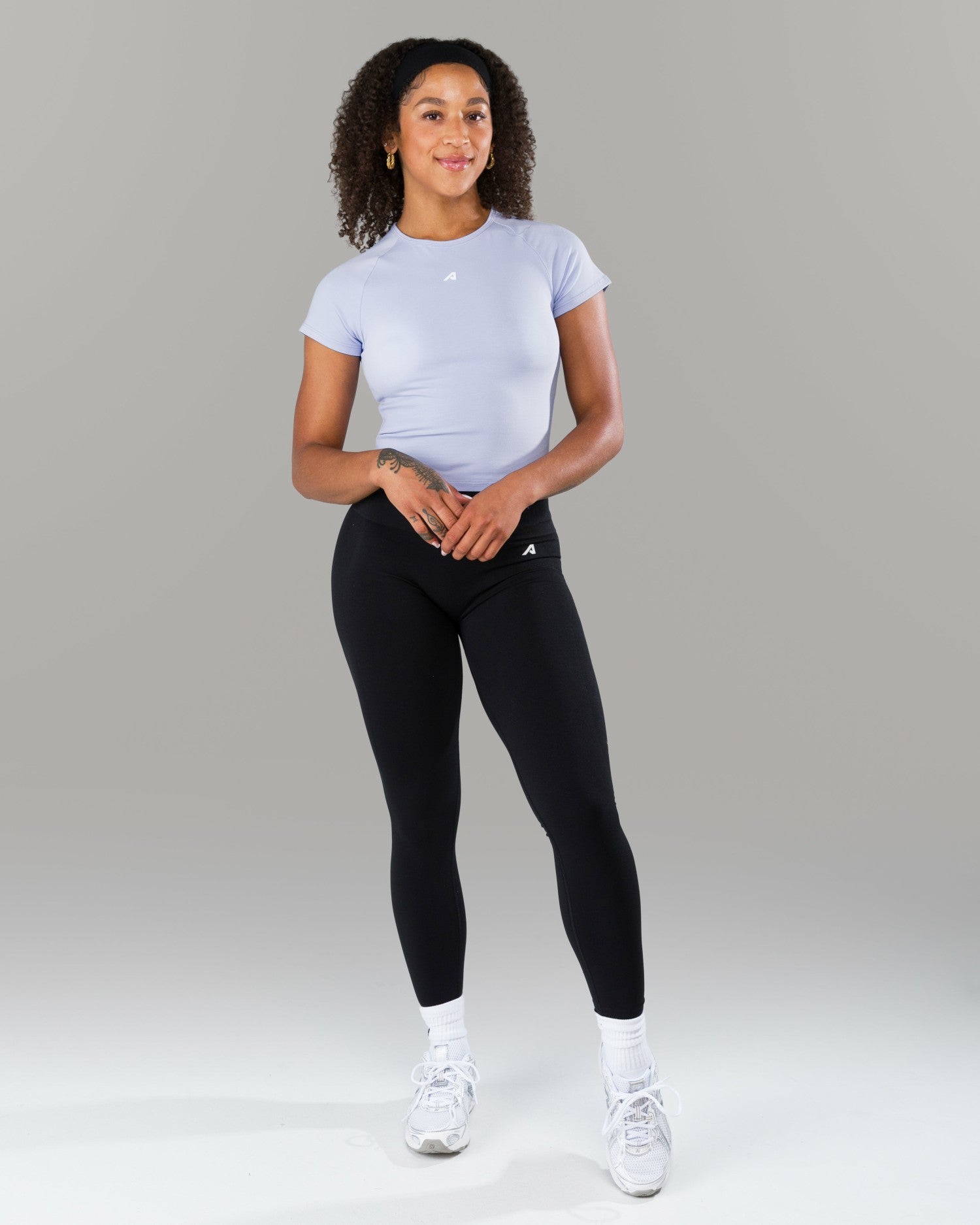 Icon Baby Tee - Skyline - Workout Clothes For Women | Alphalete