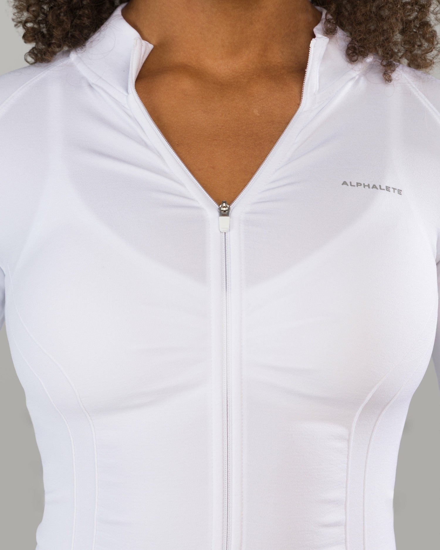 Shape Jacket - White - Workout Clothes For Women | Alphalete