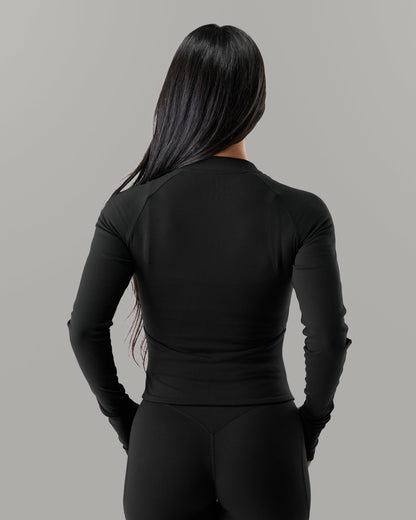 Aura Sculpt Jacket - Black - Workout Clothes For Women | Alphalete