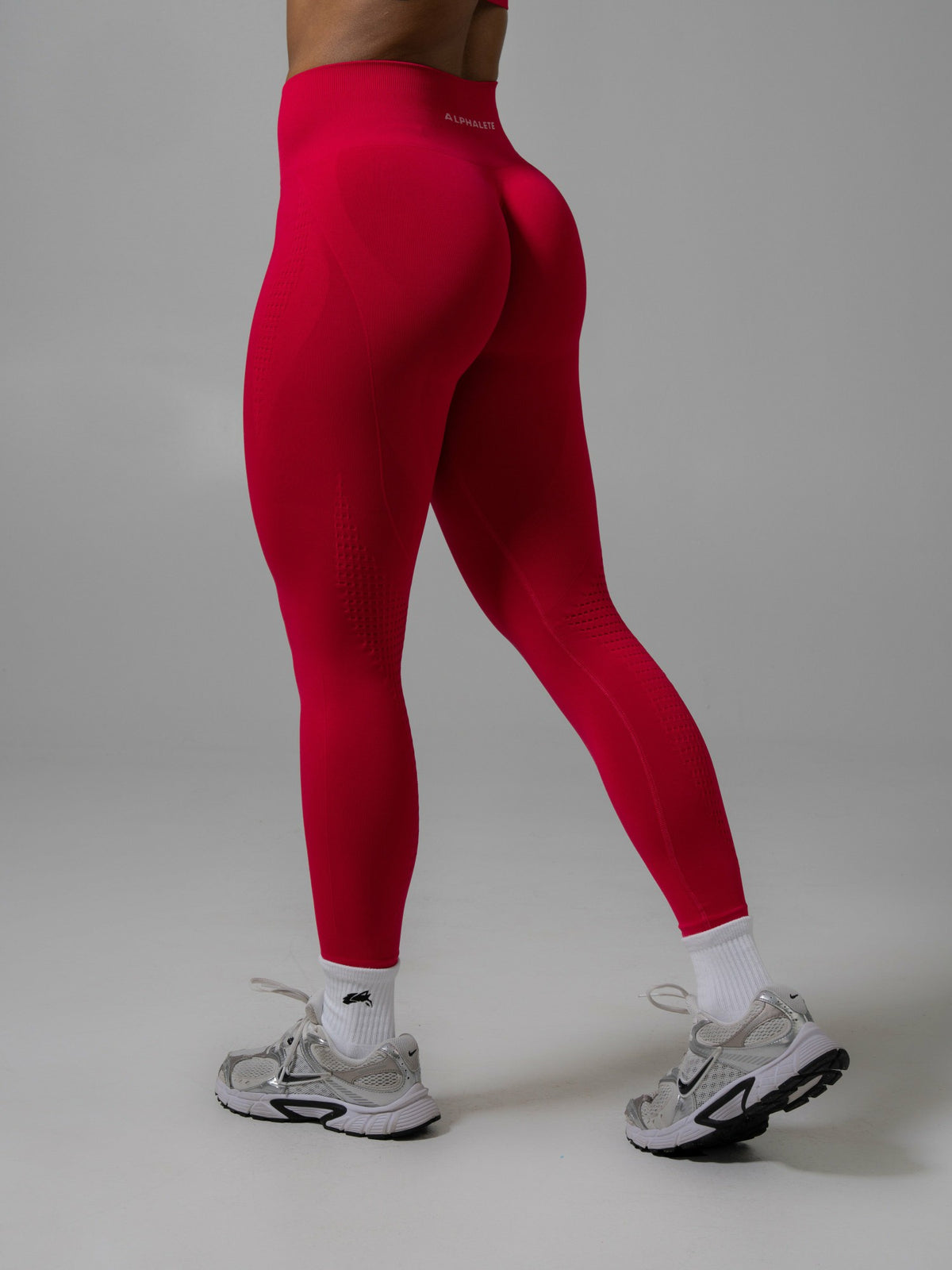Contour Mid Rise Legging - Wild Strawberry | Alphalete